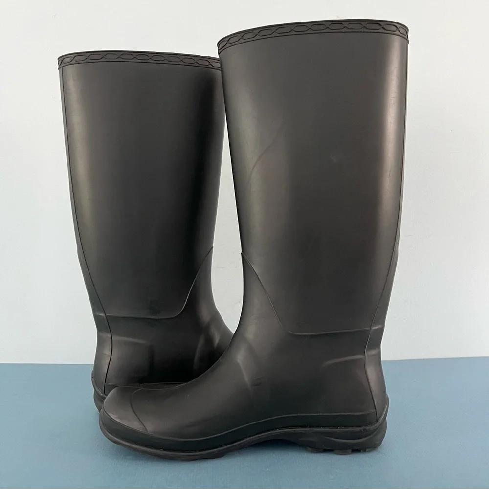 Kamik Olivia‎ Waterproof Black Rubber Rain Boots